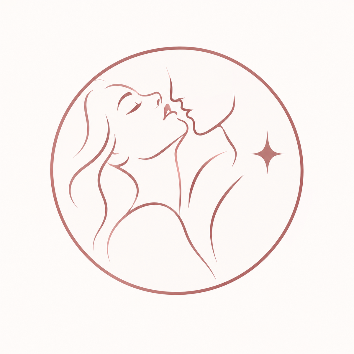 Illustration eines Paares im Kuss – für gemeinsame Momente gemacht